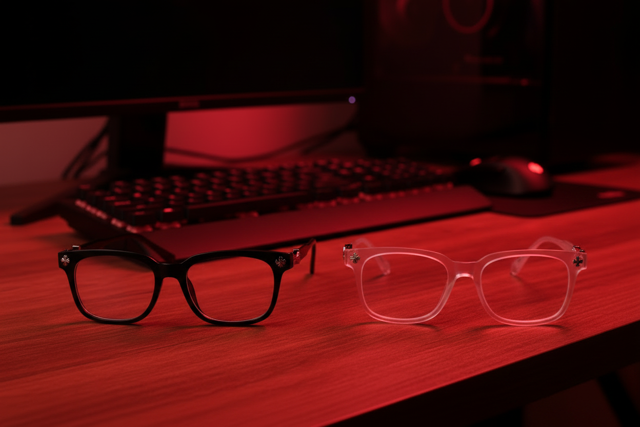 1/2Pcs Classic Anti Blue Light Square Glasses Set for Men and Women Unisex