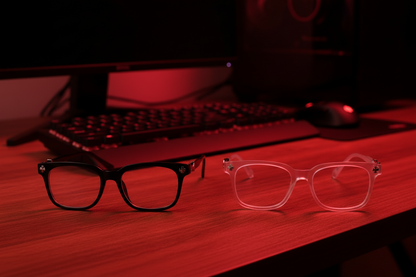 1/2Pcs Classic Anti Blue Light Square Glasses Set for Men and Women Unisex